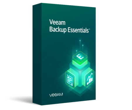 Veeam Backup Essentials Standard 2 socket bundle - Education Sector (Includes 1st year of Basic Support)